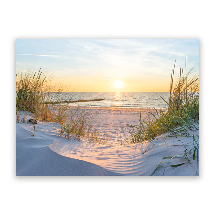 Schilderij Zachte Zomeravond aan de Kust – foto 2