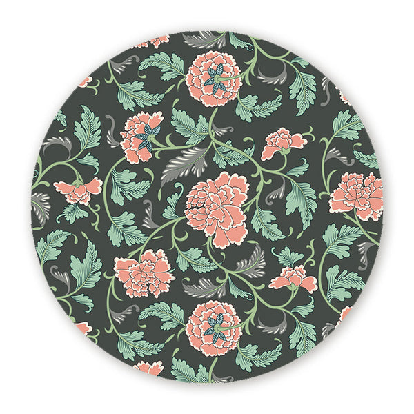 Muurcirkel Bloemenpatroon 1