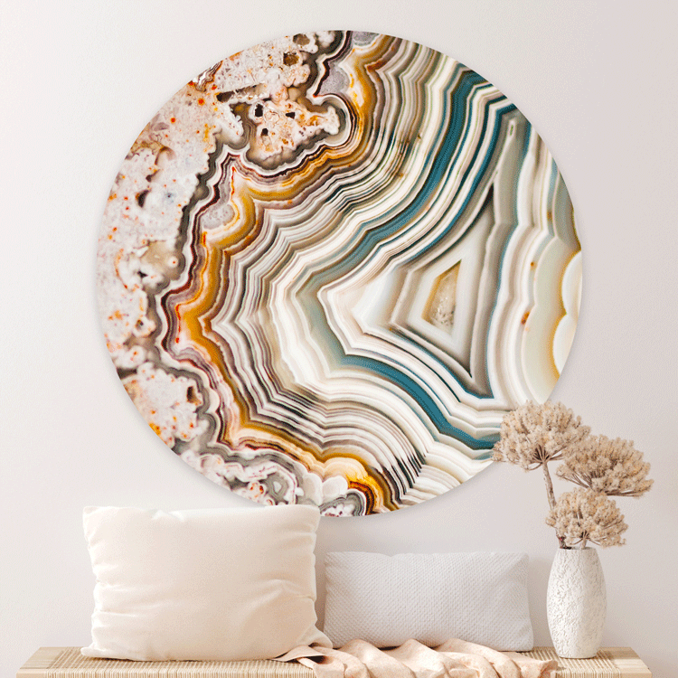 Muurcirkel Geode Rond
