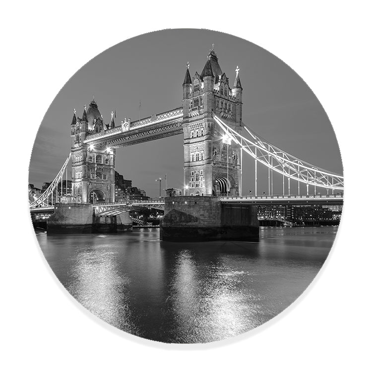 Muurcirkel Betoverend Licht op Tower Bridge