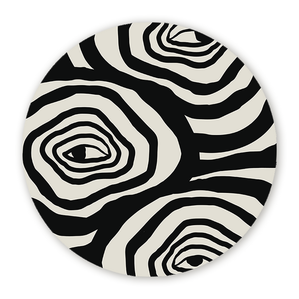 Muurcirkel Women Eye Boho