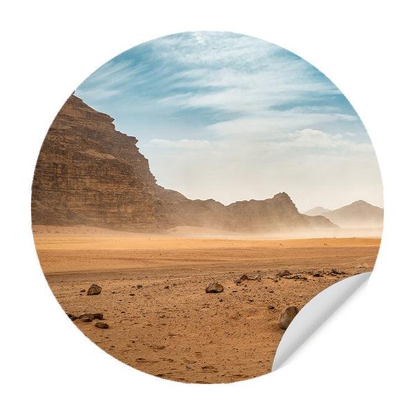 Muursticker - Woestijnwind