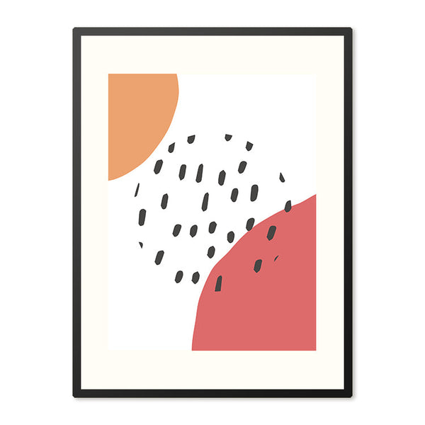 Poster in Lijst Terra Dots