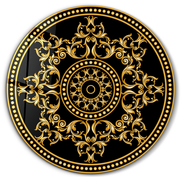 Muurcirkel Gold Regal Flourish