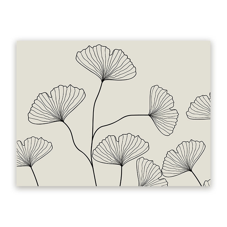Schilderij Silhouette Flowers Boho – foto 2