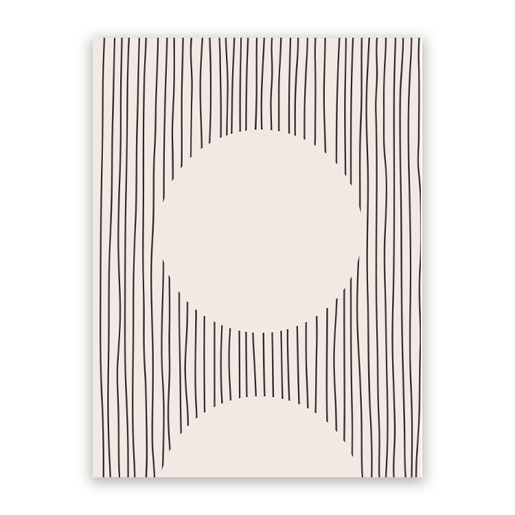 Schilderij Echo van Stilte