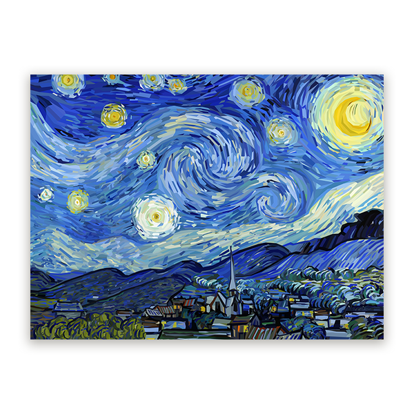 Schilderij Sterrennacht