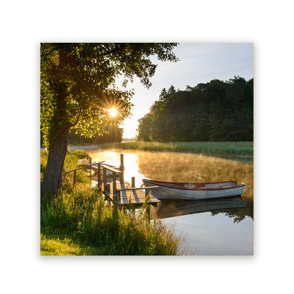 Schilderij Zonneschijn over het Meer