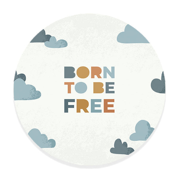 Muurcirkel Born to be Free