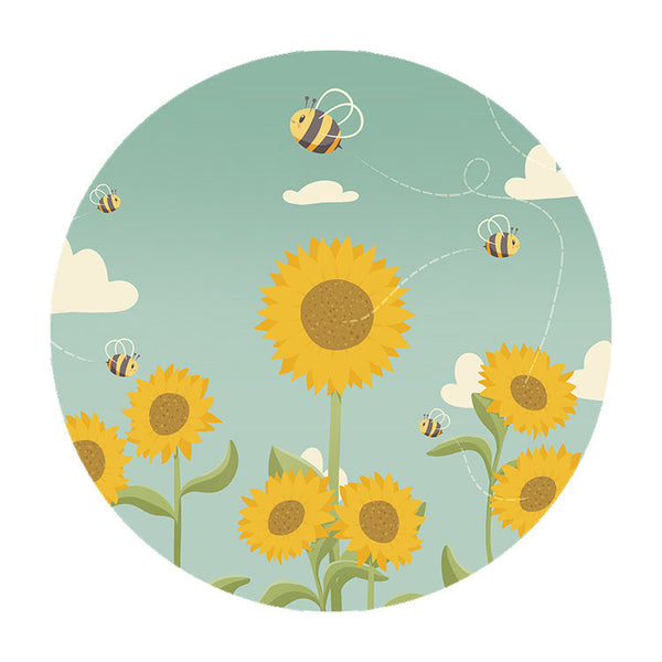 Muurcirkel Bee Happy