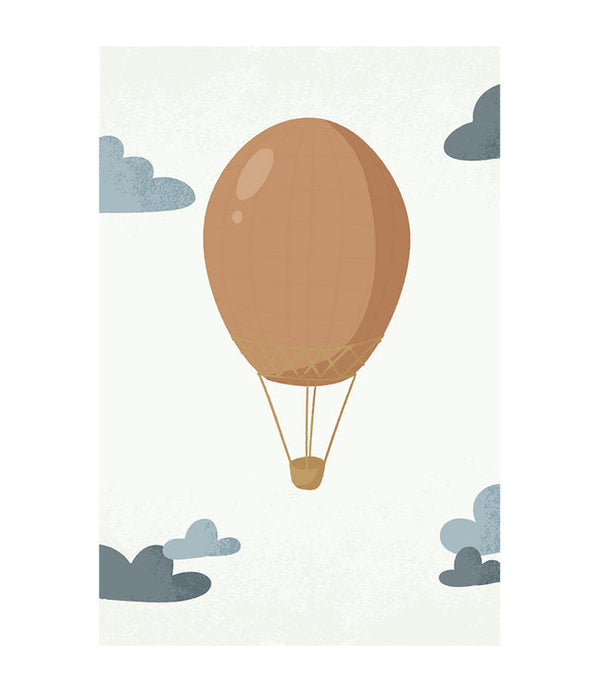 Schilderij Born to be Free Luchtballon